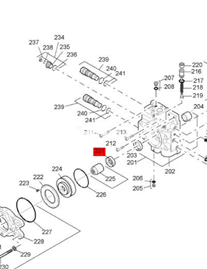  BOMAG spacer part number 05817452