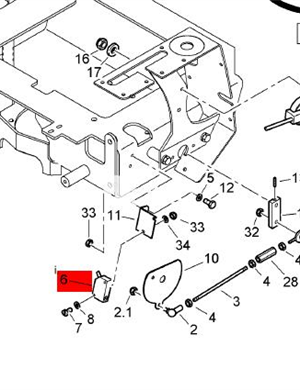 BOMAG walking position sensor part number 05755734 