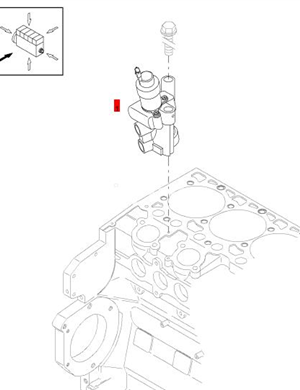 BOMAG FCU fuel valve part number 05718481 