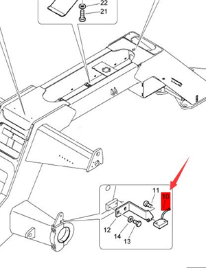 BOMAG position switch part number 59222565