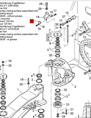  BOMAG position switch part number 58260381 