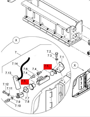  BOMAG container part number 05991409 