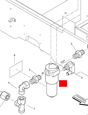 BOMAG liquid filter part number 330183029