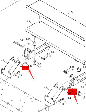 BOMAG fastening bolt part number 07141648 