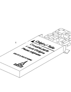 BOMAG engine overhaul kit part number 05713599