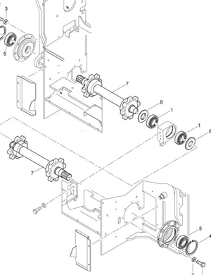 BOMAG hopper repair kit part number 83701773 