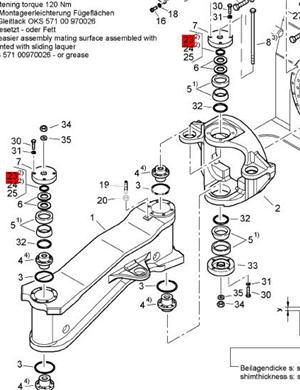 BOMAG Wave Gasket Part Number 05521701 