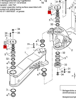 BOMAG support disk part number 05521730 