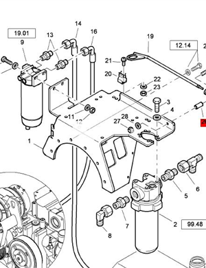 BOMAG rod end bearing part number 05920008 