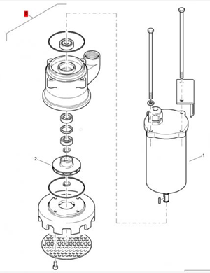  BOMAG water pump part number 05794048 