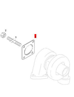 BOMAG turbocharger pad part number 05716797