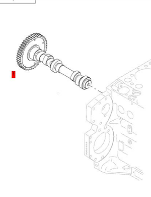 BOMAG Camshaft Assembly Part Number 08821690 