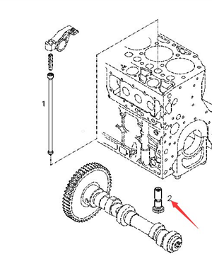 BOMAG valve tappet part number 05718262 