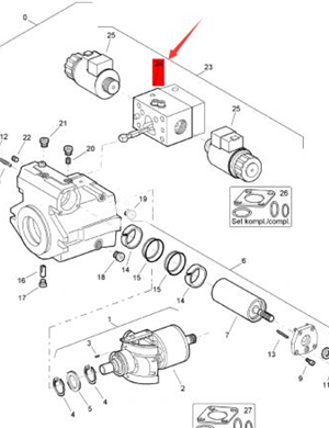 BOMAG variable valve block part number 05813246