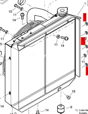 BOMAG anti loosening gasket part number 08621064 