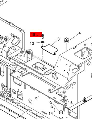 BOMAG hexagon socket screw part number 07231011 