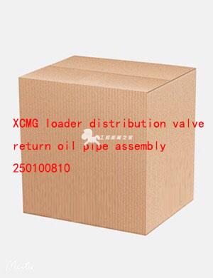 XCMG loader distribution valve return oil pipe assembly 250100810