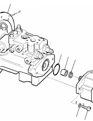 Насос поршеня экскаватора pc75 для гидронасоса 708-1W-01310 KOMATSU