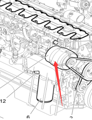 Vö     Асфальтоукладчик    24V80A Запасные части для генератора № 2053474 