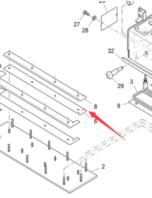 Vö     Асфальтоукладчик    Запасные части с изоляцией 0,75 м №  2122273