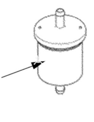 Топливный фильтр детали 481256264 
