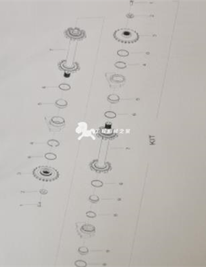  Цепной вал скребка в сборе номер детали / 4812270357