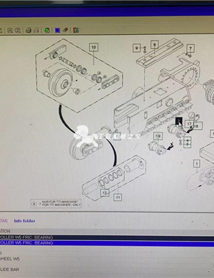 track roller w5 fric.bearing  118719   2053169