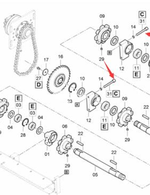 Номер детали опорного болта D937934510 