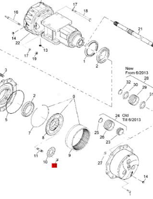 Bomag Гайка детали 05585457