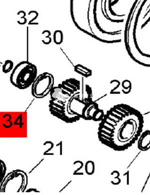 BOMAG Внешние кольца детали 09211200