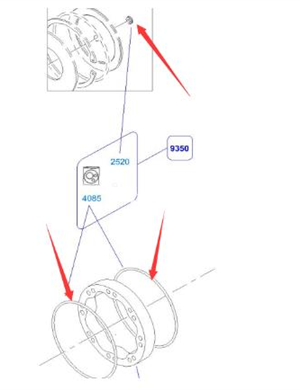 BOMAG запчасти для уплотнения № 9350