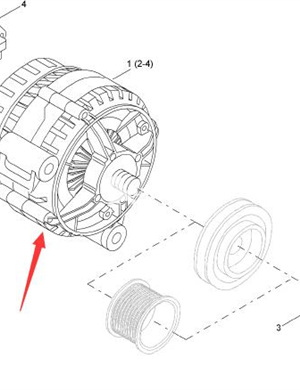  BOMAG 12V Элемент генератора 05716783 