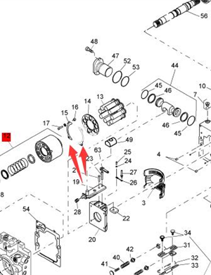  BOMAG Ходячий насос Обратный диск детали 05817399 