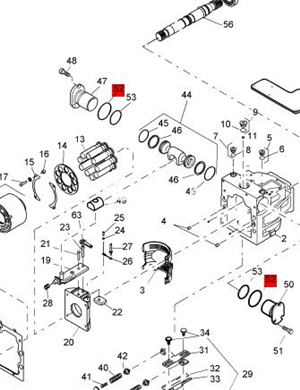 BOMAG Циркулятор деталей 05817443 