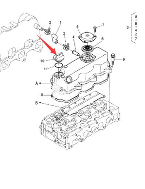 Номер детали масляной крышки BOMAG 05741601