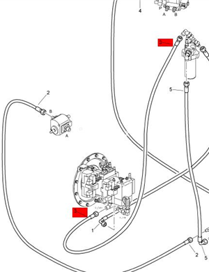 BOMAG Гидравлический трубопровод № 05554944 