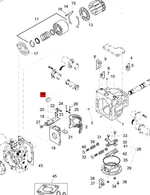 BOMAG ползунок детали 05818791 