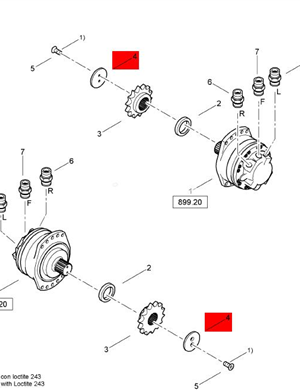 BOMAG, запчасть для перегородки цепного колеса 83720112