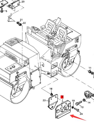 BOMAG Печатная плата детали 05750524