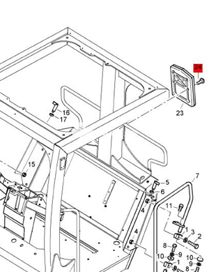   BOMAG крепежный болт детали № 07210893 