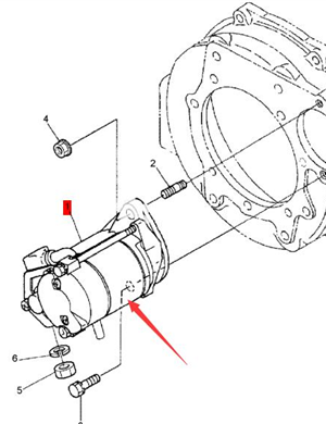   BOMAG 12V Запчасти стартера 05741163