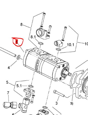  Номер запчасти Bomag Gear Pump: 05813304 