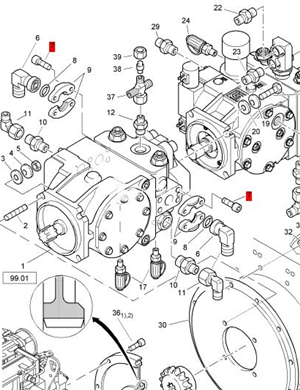 BOMAG крепежный болт детали № 07231217 