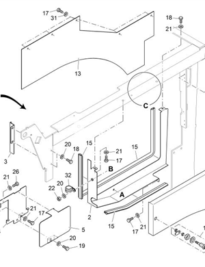VOGELE s1800-2	SCREW	9508300933