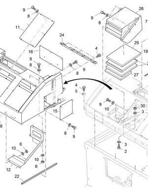  VOGELE s1800-2	JOINING PIECE	4610600001