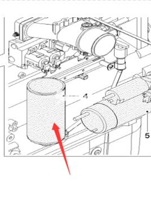 WIRTGEN milling machine regeneration machine accessories oil-water separator filter element  2111170