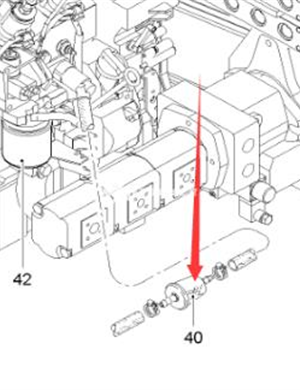 WIRTGEN fuel filter assembly part number 179862