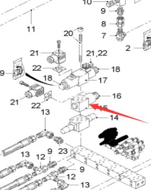 WIRTGEN globe valve part number 137261