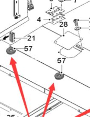 WIRTGEN front cover irregular seal part number 196831 