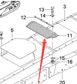  WIRTGEN rubber block part number 2126347
